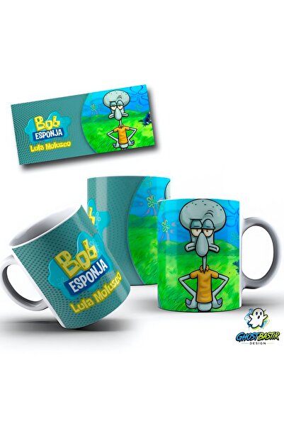 Ghostbastır Design Spongebob Lula Mug Cup |   Single Piece K0462