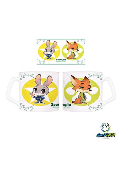Ghostbastır Design Zootropolis Judy and Nick Mug Cup |   Single Piece 0901