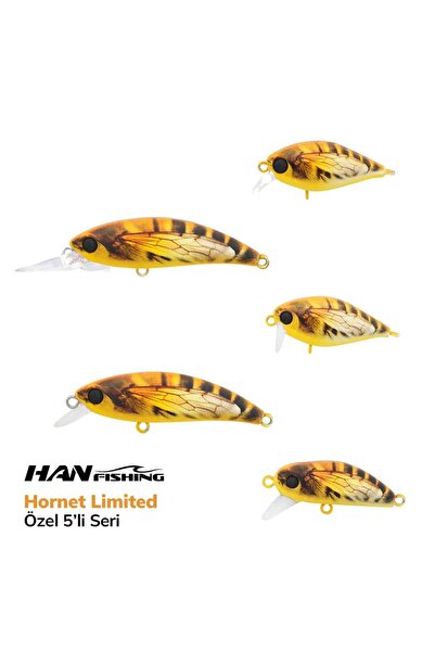 Hanfish Hornet Limited / Özel Seri 5 Li Set (İğneleri Hazır)