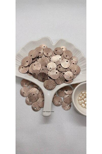 hobi dünyası evim 20 Gram 20 mm Pulsan Antik Desenli 1.Kalite Sedefli Güpür T...
