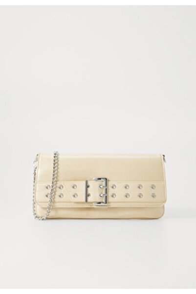 Steve Madden Women's bag, Steve Madden, Bsitter BONE/SILVER