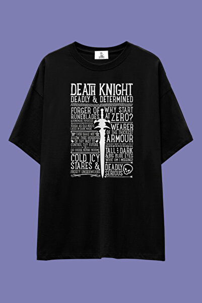 UmbraWear World of Warcraft klase, prilagođeni dizajn, crna široka unisex maj...