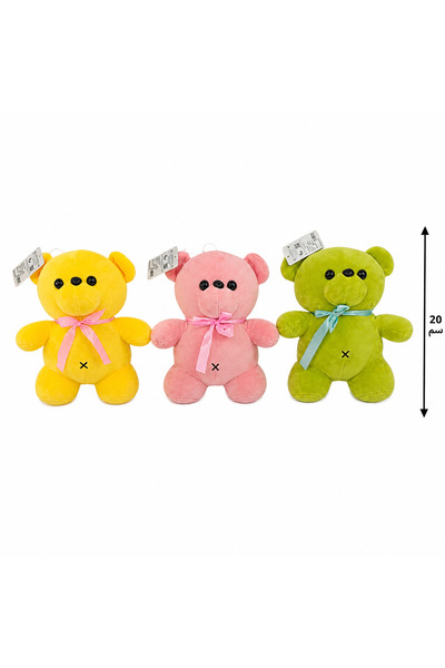 wafra store Soft Plush Bear Doll with Bow Decoration for Children Boys and Gi...