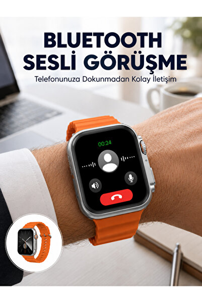 Genel Markalar 2025 Model Gelişmiş Özellikli Nabız Sensörlü Spor Takibi Yapab...
