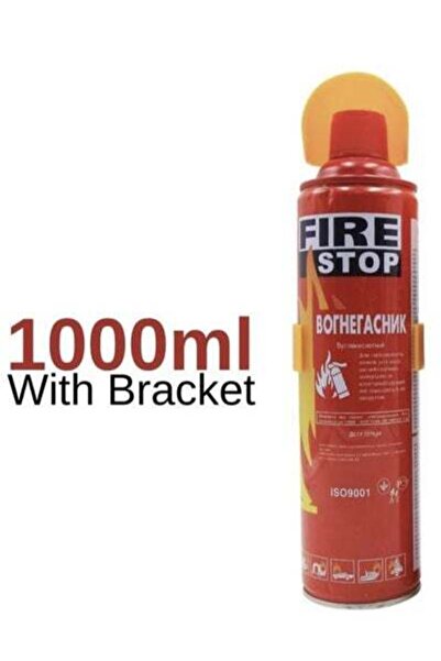 FIRE STOP Fire Extinguisher Foam Spray for Car, Home, Office, 1000 mL with Br...