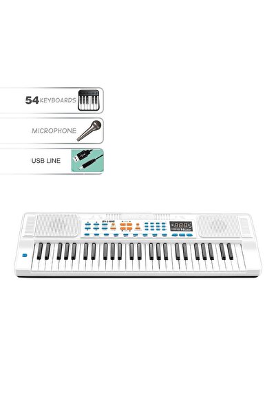 OEM Claviatură electronică pentru copii cu 54 de clape, ecran LED și microfon