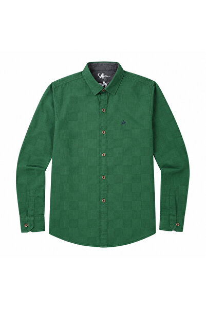 Generic Boys Casual Button-Down Shirt with Long Sleeves
