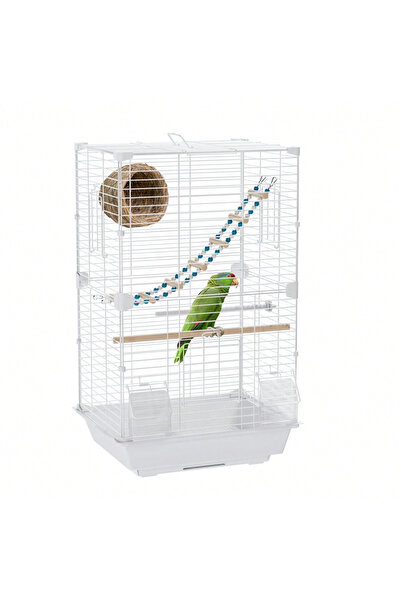 Snooe Large Bird Cage Iron Standing Large for Cockatiels Pet Bird Stick Nest ...