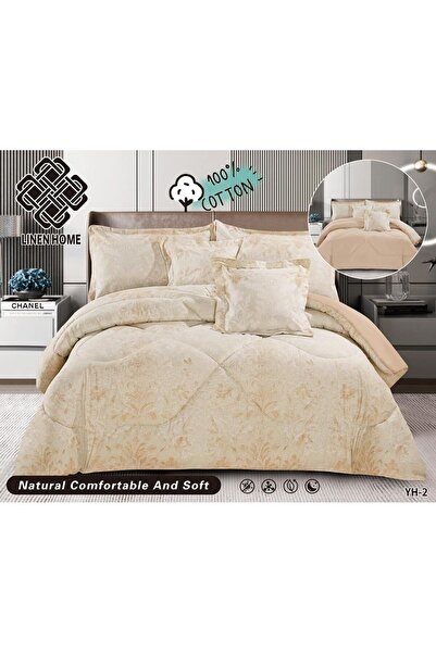 BIET ALMAFROSHAT Duvet Cover Set with 100% Cotton Bedspread, 6-Piece Set