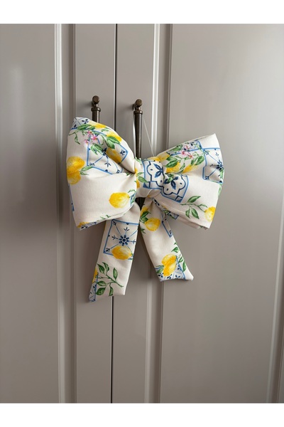 ToffyStore Lemon-Detail Fiber-Filled Bow