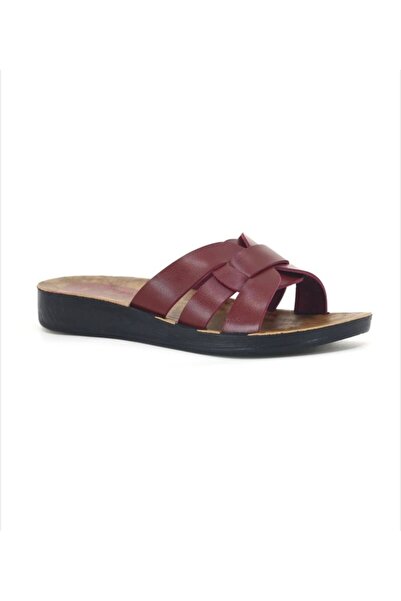 Generic Brand Women's Burgundy Summer Indoor Outdoor Women's Slippers