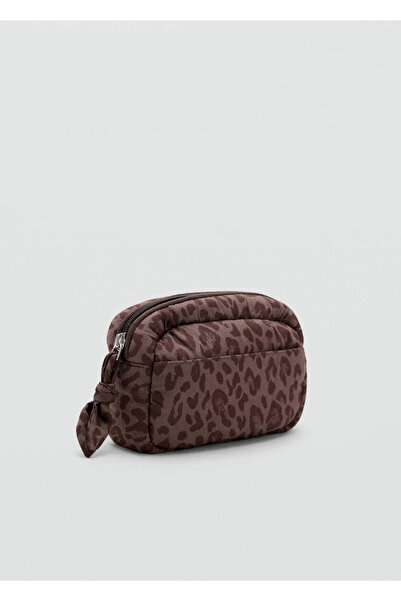 Mango Teen Animal-print cotton toiletries bag