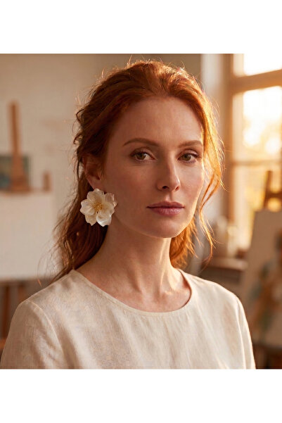 Retrovy Store Elegant Layered Flower Earrings