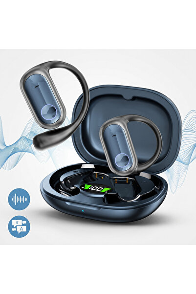 A ATAB Căști wireless open-ear cu traducere AI în 144 de limbi, Bluetooth 5.3...