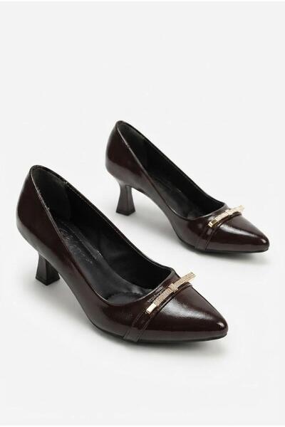 fort 83541 Yanki Comfortable Stone Buckle Accessory 6 cm Heel Height Pointed ...