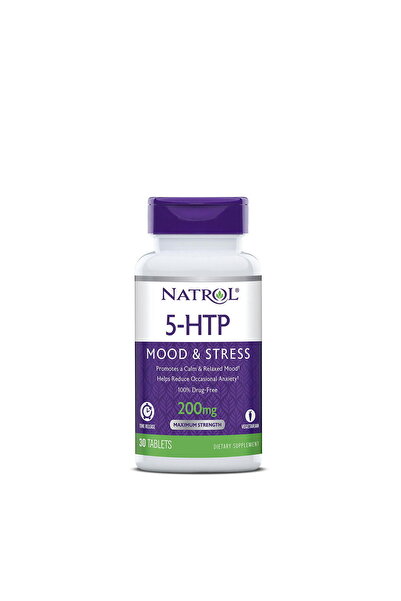 GNC 5-HTP 200mg Natrol Mood&Stress 30tb