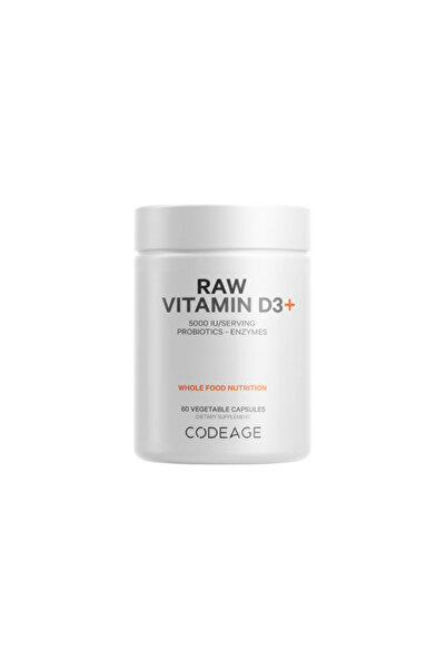 Codeage Vitamina D3 5000UI Naturala din Saccharomyces Cerevisiae 60cps
