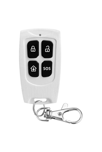 OnShop Telecomandă alarmă 433MHz, Onshop, 4 butoane, alb, 56x31x9mm