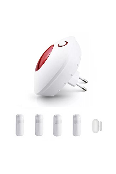OnShop Sirena de interior wireless cu avertizare optica si sonora Wifi, Aplic...