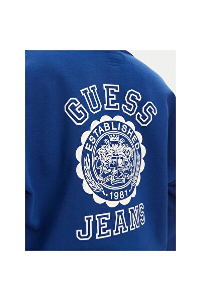 Guess Jeans Γυναικεία Μπλούζα W5YQ16K68I4 Μπλε