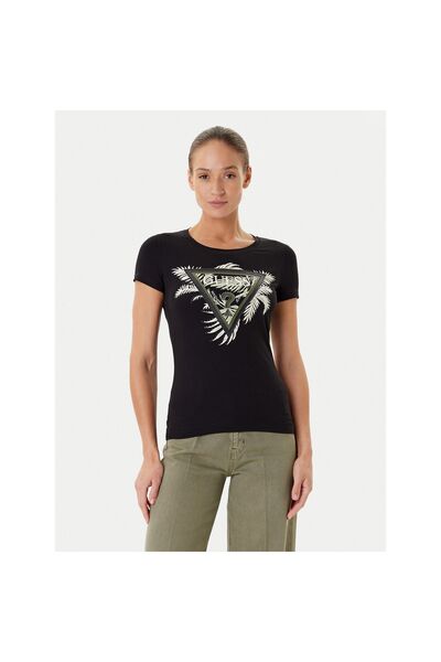 Guess Tricou de damă W5YI13J1314 Negru