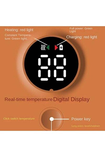 Silkja Portable Rechargeable Baby Bottle Warmer with LCD Display | USB Milk Bottle Heater with Adjustable Temperature Control | Fast Heating Travel Bottle Warmer for Breast Milk & Formula
