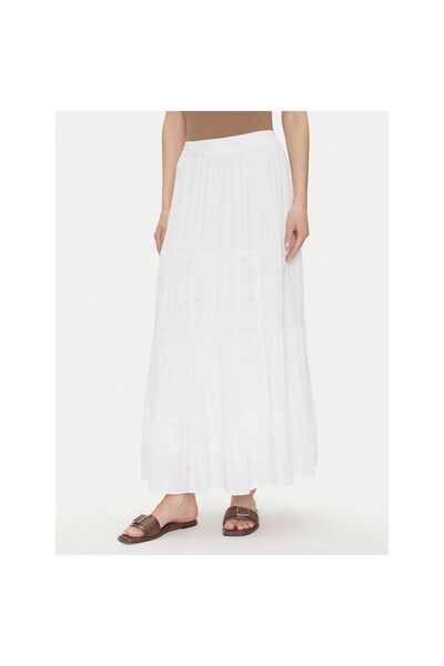 ONLY Fustă maxi de damă 15346834 Albă