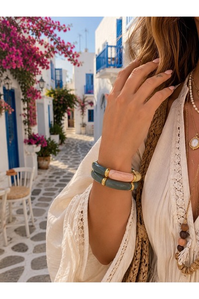 GMN COLLECTION YENİ SEZON YENİ SERİ SUMMER FASHİON 2Lİ PARLAK SEDEFLİ LASTİKL...