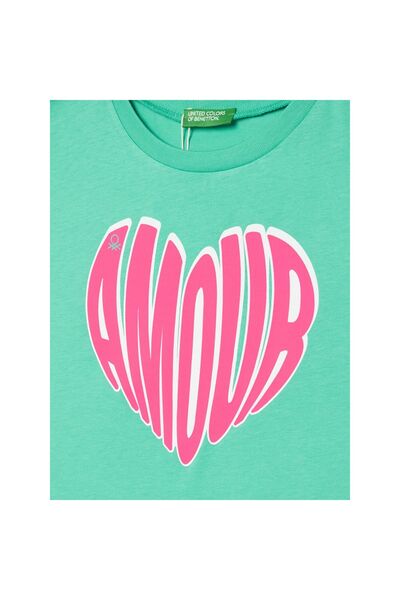 United Colors of Benetton Top de fată 3JERC10PB Verde