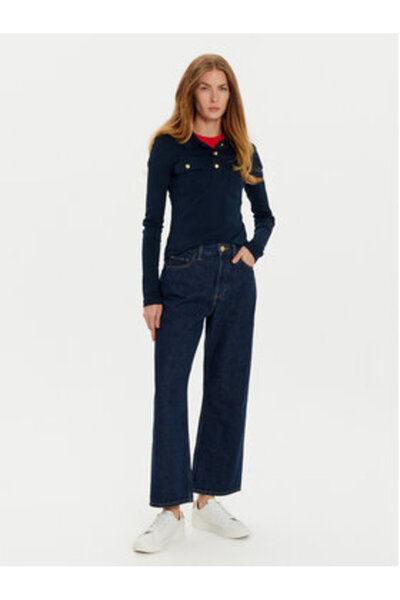 Tommy Hilfiger Γυναικείο Πόλο WW0WW45308 Μπλε