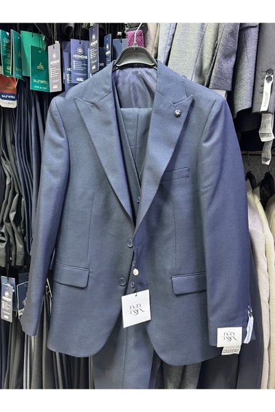 takım elbise Slim fit 3 parça ceket,yelek,pantolon