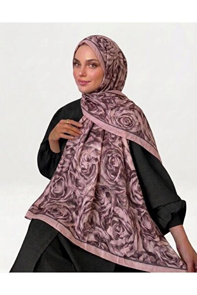 Alse Butik Rose Patterned Bamboo Shawl