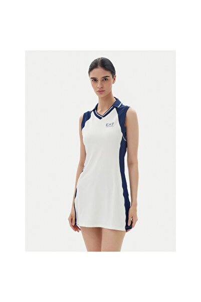 EA7 Emporio Armani Γυναικείο Φόρεμα Τένις 7W000326 AF13282 Λευκό