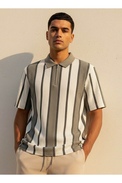 FAV DOT LANE ZIP POLO