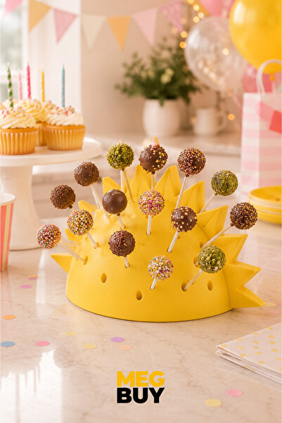 MEGBUY Güneş Figürlü Cake Pop ve Lolipop Standı – Doğum Günü Parti Sunumluğu