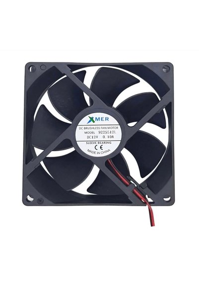 Arduino 92X92X25mm 12V 0,10A 2P XMER FAN 5 Adet