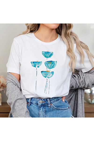 Orielle Tricou Mac Căpșună Albastră