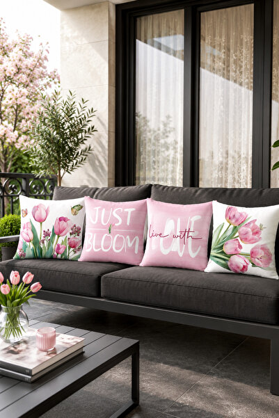 Bebişim Halı Cushion & Cushion Cover - Pink - 4