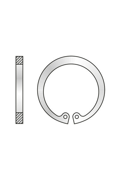 Rocast Set 2 x Inel Siguranta pentru Alezaje 472 Otel Fosfatat-D180