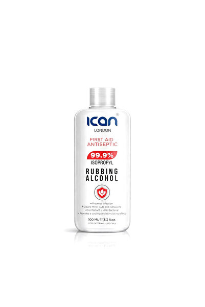 Ican London Isopropyl Rubbing Alcohol 99.9% 100ml – High Purity IPA First Aid...