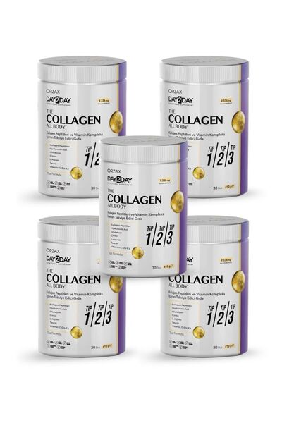 DAY2DAY The Collagen All Body Toz 10 gr 30'lu 5 Li Paket