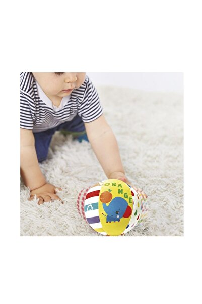 FISHER PRICE كرة خشخيشة قطيفة للأطفال، لعبة حسية 10 سم، عرض من 12 قطعة للتطور المبكر