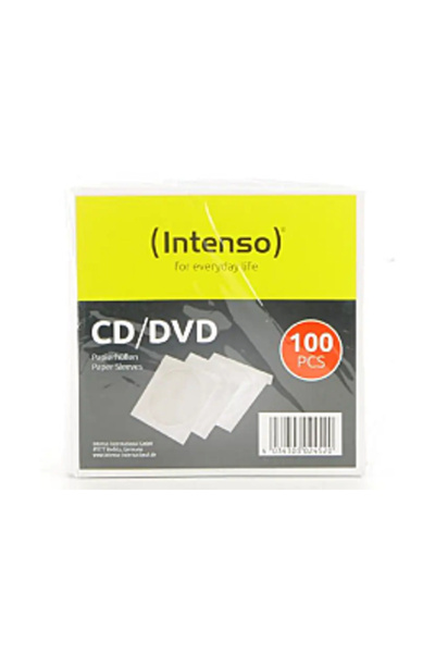 Intenso CD/DVD Paper Envelopes, 100 pieces