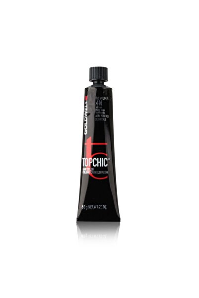 GOLDWELL TopChic, Vopsea de păr permanentă, 4N Maro Mediu, 60 ml
