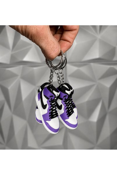 Genel Markalar Sneaker Anahtarlık – 3D Baskı Mini Spor Ayakkabı Anahtarlığı