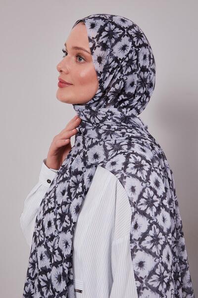 Levidor Smoked Snowflake Patterned Craze Comfort Shawl