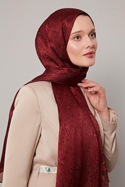 Levidor Burgundy Glitter Diamond Shawl