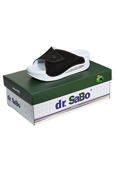 DR SABO شبشب نسائي صيفي من الجلد السويدي الأصلي لتقويم العظام |   شريط فيلكرو...