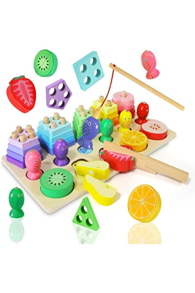 Stuniko ® Trusă de Scule Montessori din Lemn 2 în 1 – Banc de Lucru, Cutie cu...
