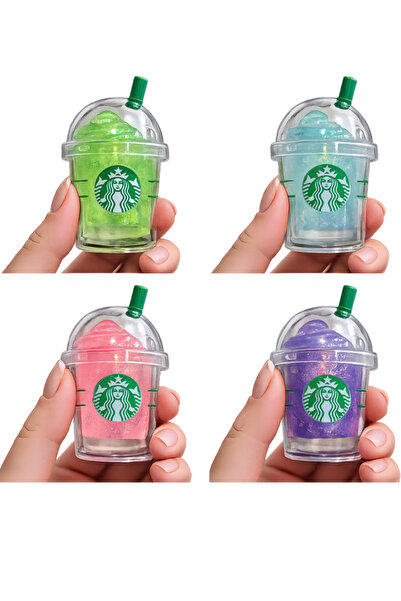 Needoh Mini Bubble Tea Cup –Sensory Stress Relief Squeeze Ball- 4 Per Pack (W...